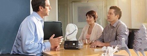 CPAP-Therapie Beratung beim Arzt