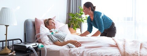 ResMed Healthcare Service Beatmungstherapie für Patienten zu Hause